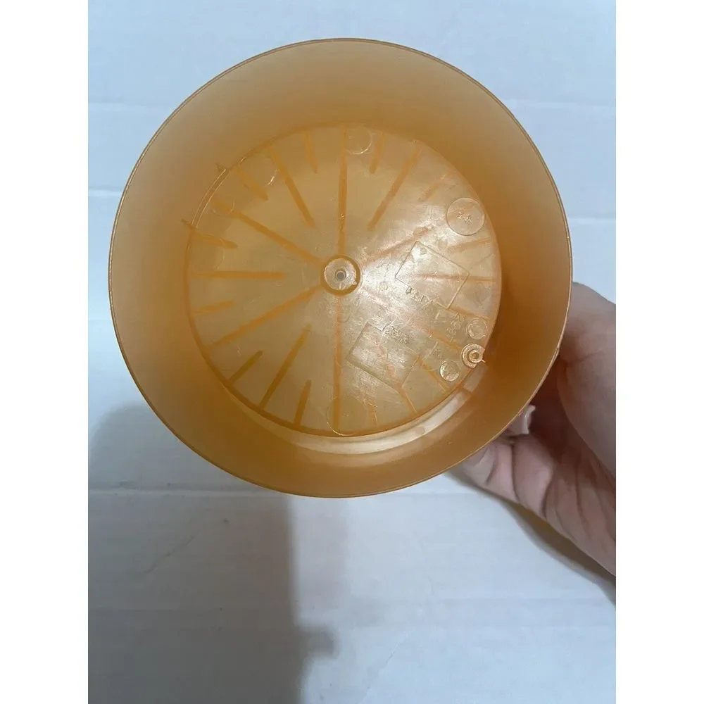 Mr. Coffee 2 Qt. Iced Tea Pot Maker Replacement Part Orange Brew Basket With Lid